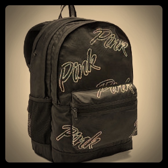PINK Bling Campus Backpack + Exclusive - Picture 4 of 7